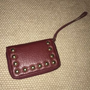Burgundy Mossimo Wristlet